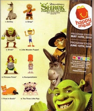 Dreamworks Shrek Forever After McDonalds Happy Food Toys 2010 - tú eliges