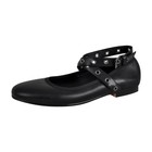Women's Flat Shoes Cross Ankle Strap Round Toe Slip On Office Ballet Pumps US8 — photo 2