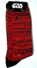 2 Pair Disney Star Wars Movie Darth Vader Socks New Fits size 6-12 shoe