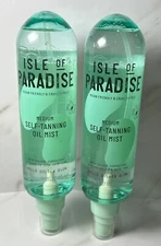 2 Isle Of Paradise Medium Self-Tanning Oil Mist Hello Golden Glow 6.76 oz