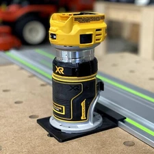 Guide Rail Adapter Compatible with Dewalt Router - Made in USA