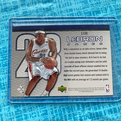 2005 Upper Deck Lebron James #LJ36 Basketball Card | eBay