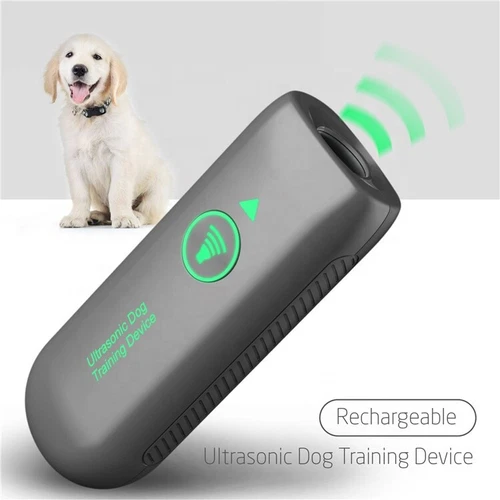 ? Rechargeable Ultrasonic dog trainer deterrent humane all breeds small dogs