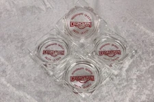 4 Ashtrays Mississippi Queen Delta Queen Steamboat Co. Advertiser Souvenir