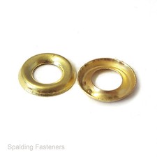 No.4, No.6, No.8, No.10 & No.12 Solid Brass Surface Screw Cup Washers