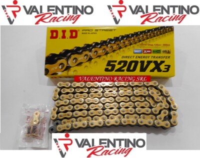 Sên DID Pro Street 520 VX3 120 mắt (Made in Japan