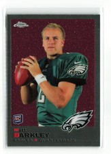 MATT BARKLEY #10 2013 TOPPS CHROME RC EAGLES