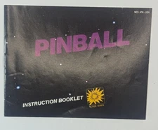 Vtg 1985 Pinball Nintendo NES  Instruction Manual Booklet ONLY