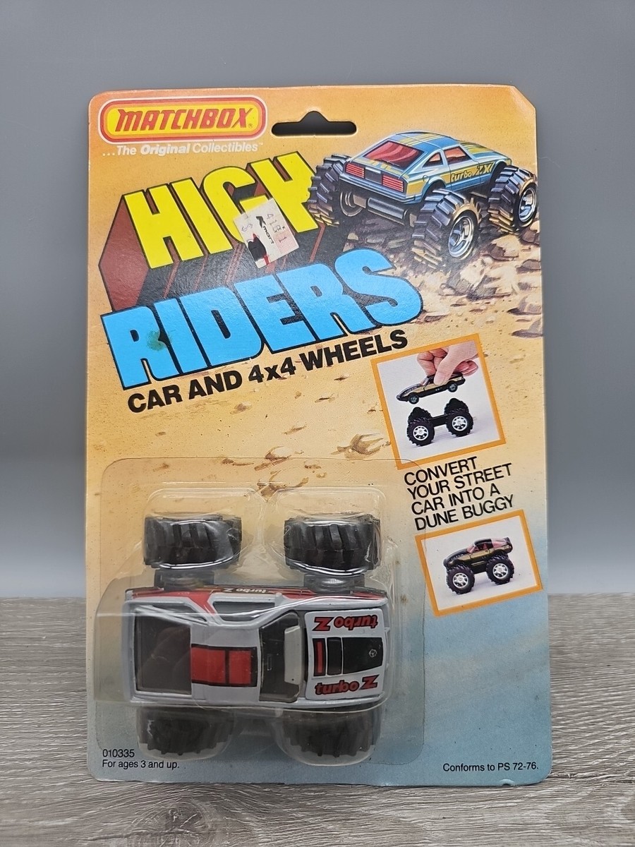 1984 Matchbox High Riders Turbo Z Car 4 x 4 Dune Buggy Diecast