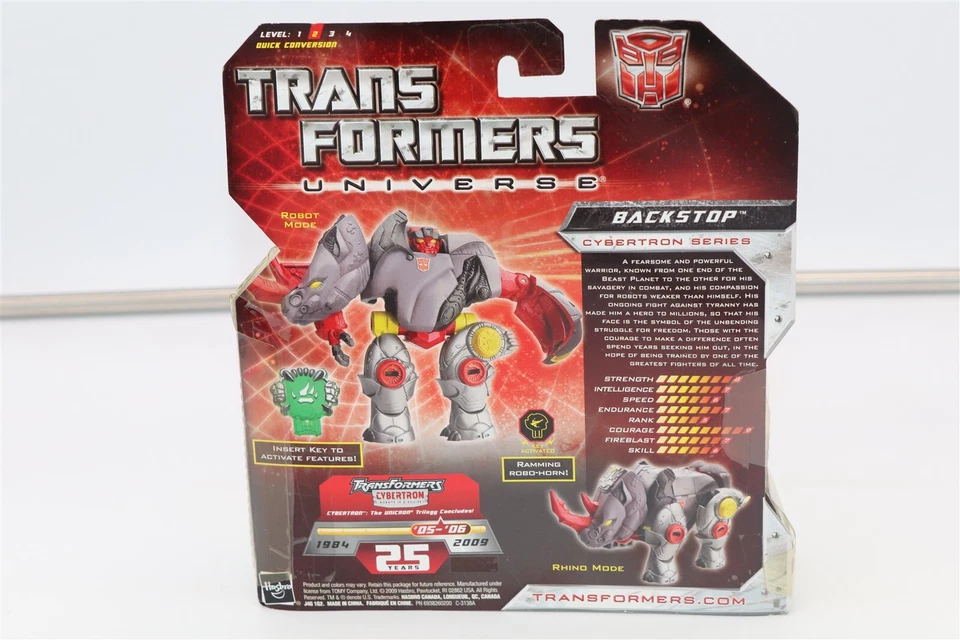 2009 Transformers Universe CYBERTRON SERIES Backstop RHINO MODE Figure 25th - Image 3 of 4