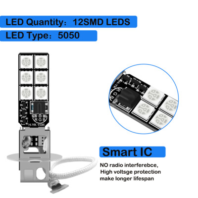 2x H11 H8 H9 5050 LED 27SMD RGB Car Headlight Fog Light Bulb Lamp Remote Con.vi - Foto 5