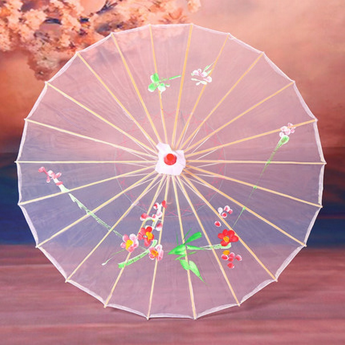 JapanBargain Brand Chinese Oriental Transparent Parasol Umbrella