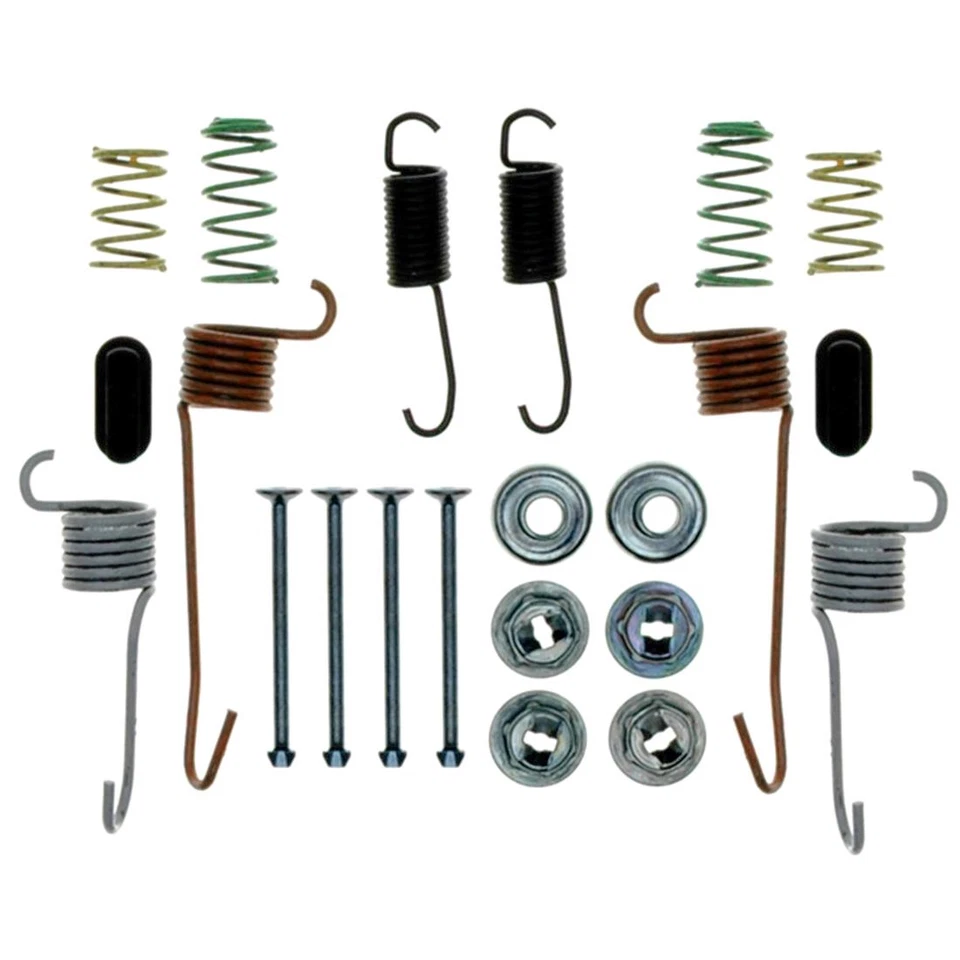 Rear Brake Drums & Brake Shoes Hardware Fits 1971 1972 Chevrolet Brookwood - Image 2 of 4