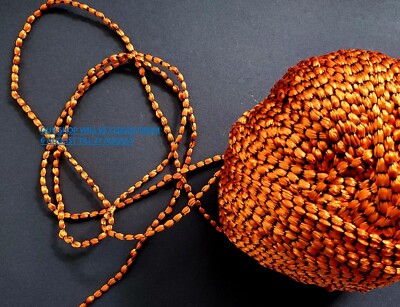 4 MT Seide Orange Religiös Sinduri Mauli Kalawa Heiliger Faden/Seidenmauli