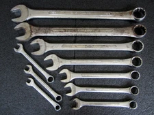 Vintage S-K Tools Wayne 10pc SAE Combination Wrench Set Made in USA