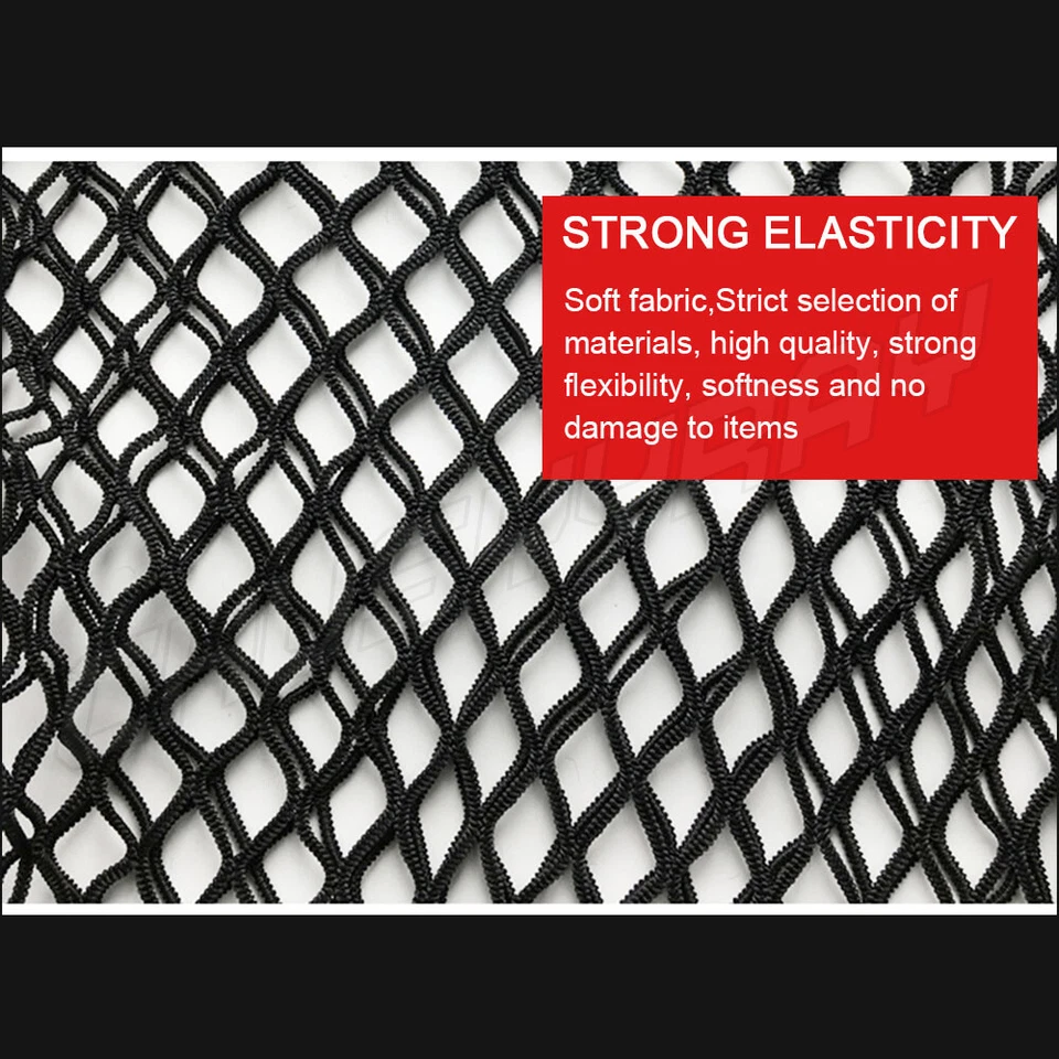 Red de carga de malla estilo vertical sobre maletero trasero para Dodge Dart 2013-2016 Foto 4 de 4