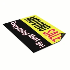 Car Magnet Set of 2 Moving Sale Everything Must Go Industrial Sign