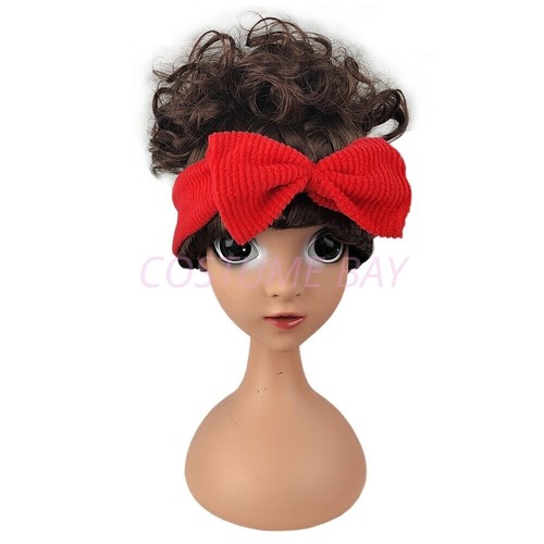 Red Descendants Wig Costume Cosplay Halloween Party Synthetic Hair Accessories - Picture 6 of 38