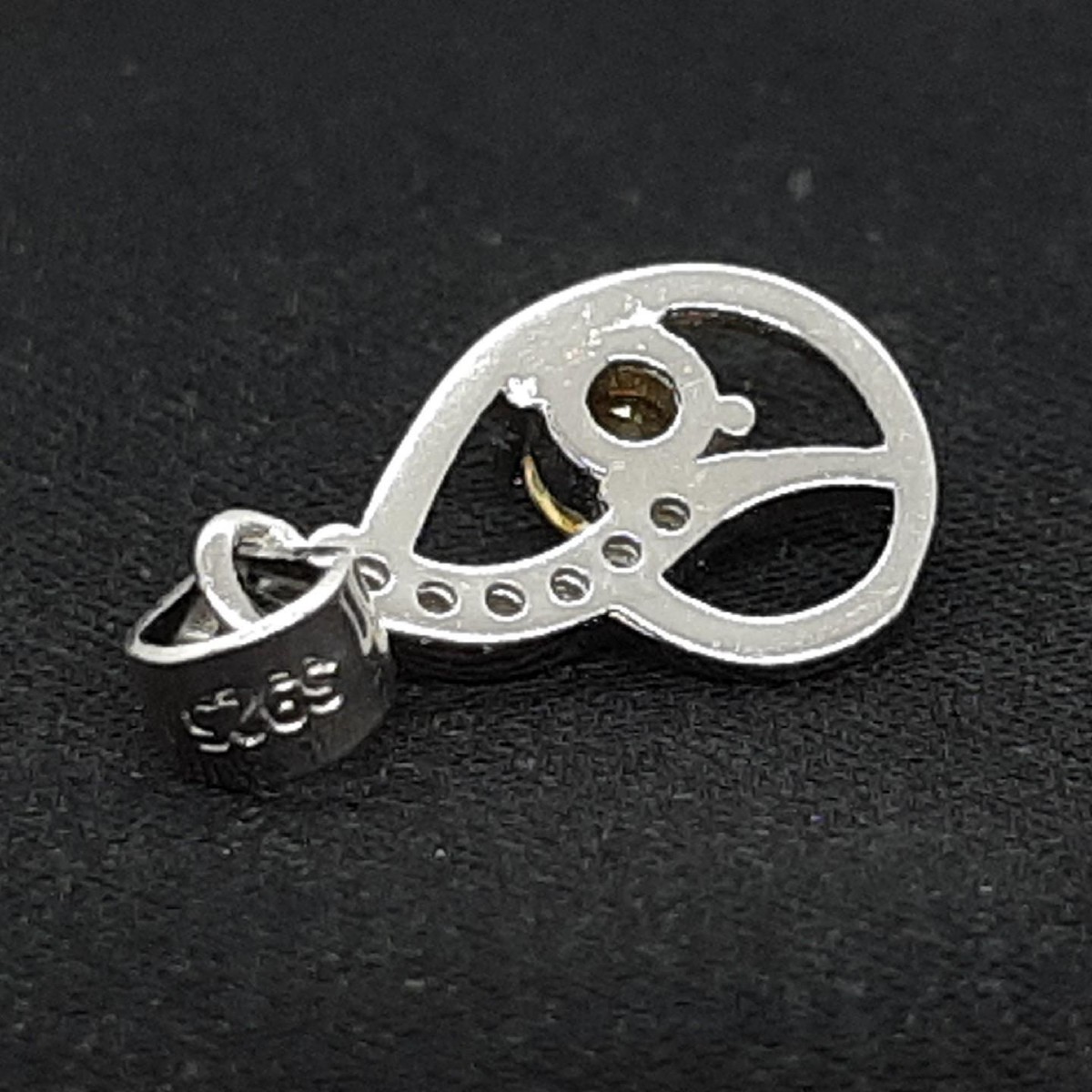 小物 kim World Class .34ctw Golden Citrine & White Sapphire 925