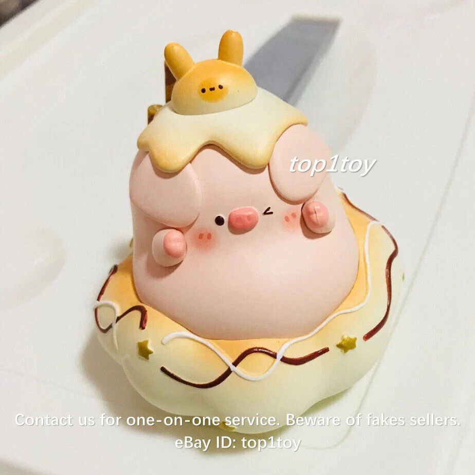 AIRTOYS x PIKO PIG Desserts Series Marshmallow with Milk Mini Figure Art Toy New