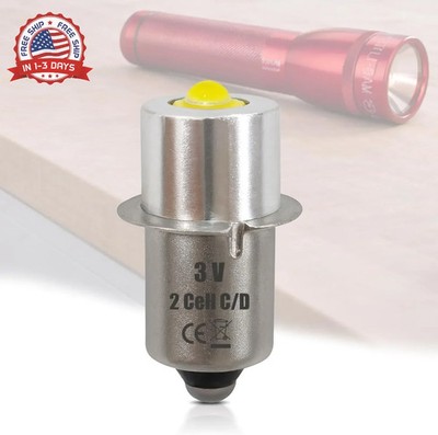 Swess LED Conversion Kit for Maglite LED Bulb Only 2 Cells C&D Maglight Flashlig
