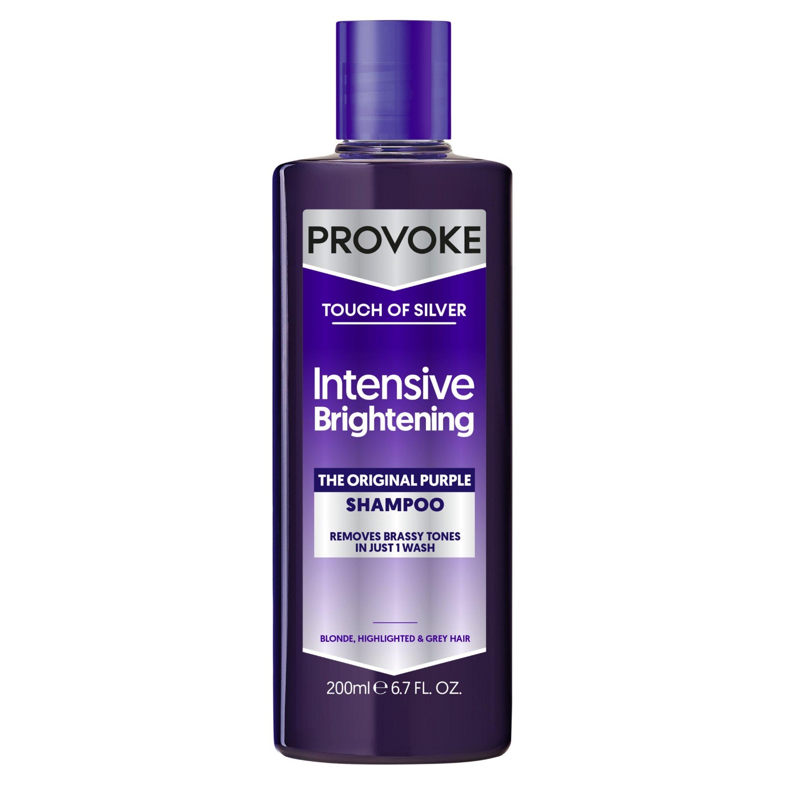 Provoke Touch of Silver Intensive Brightening Shampoo The Original Purple 200ml