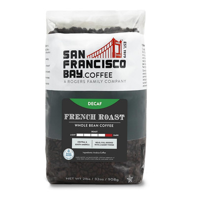Coffee - Decaf Dark Roast Whole Bean Coffee - Decaf French Roast (2 Lb Bag) - Sw