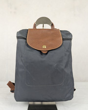 Longchamp Le Pliage Gray Nylon Backpack - Use...