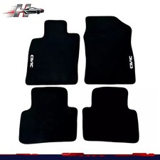 Fits Honda Civic 2016-2020 Waterproof Black Velour Carpet Car Floor Mats Liners