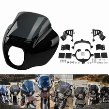 Headlight Fairing Windshield+Bracket Fit For Harley Low Rider S FXLRS 2020-2025