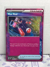 Max Rod 116/131 Prismatic Evolutions Aspec Rare Holo