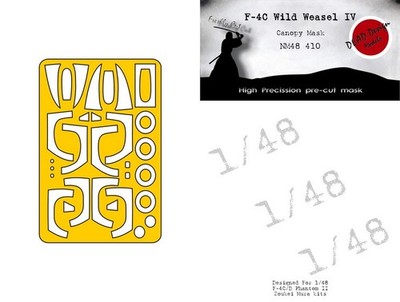 DEAD Design 1/48 F-4C Wild Weasel IV Masking for Zoukei-Mura kits