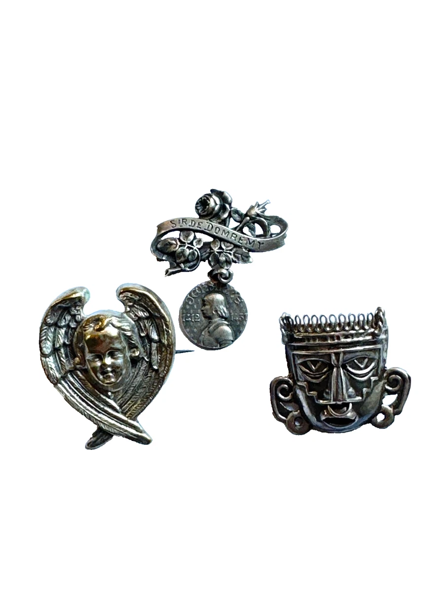 BELLE BROCHE JEANNE D'ARC ANCIENNE des années 1920/30 en