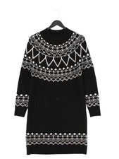 Loft Jumper Midi Dress S in Black