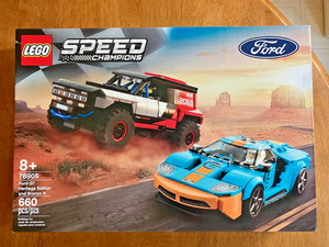 LEGO  Speed Champions - Ford GT Heritage & Bronco R (76905) - New in Sealed Box