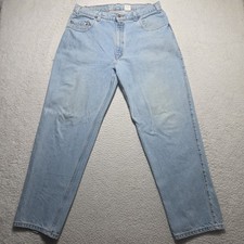 Vintage 90s Levi  s 545 Loose Fit Jeans USA Made 34x30 Brown Tab Baggy Faded
