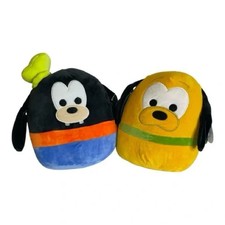 Squishmallows Disney Pluto and Goofy 10-inch Plush Set of 2, New with Tags