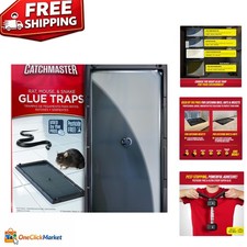 Adhesive Plastic Traps - Safe Mouse, Snake, and Rat Catcher for Home Use