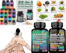 Dynamic Vitality Bundle - Sea Moss Multivitamin  Shilajit Power Combo Set -US-