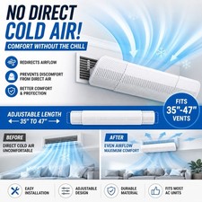 AC Vent Deflector Adjustable Air Conditioner Cover 35-47  Anti Direct Air