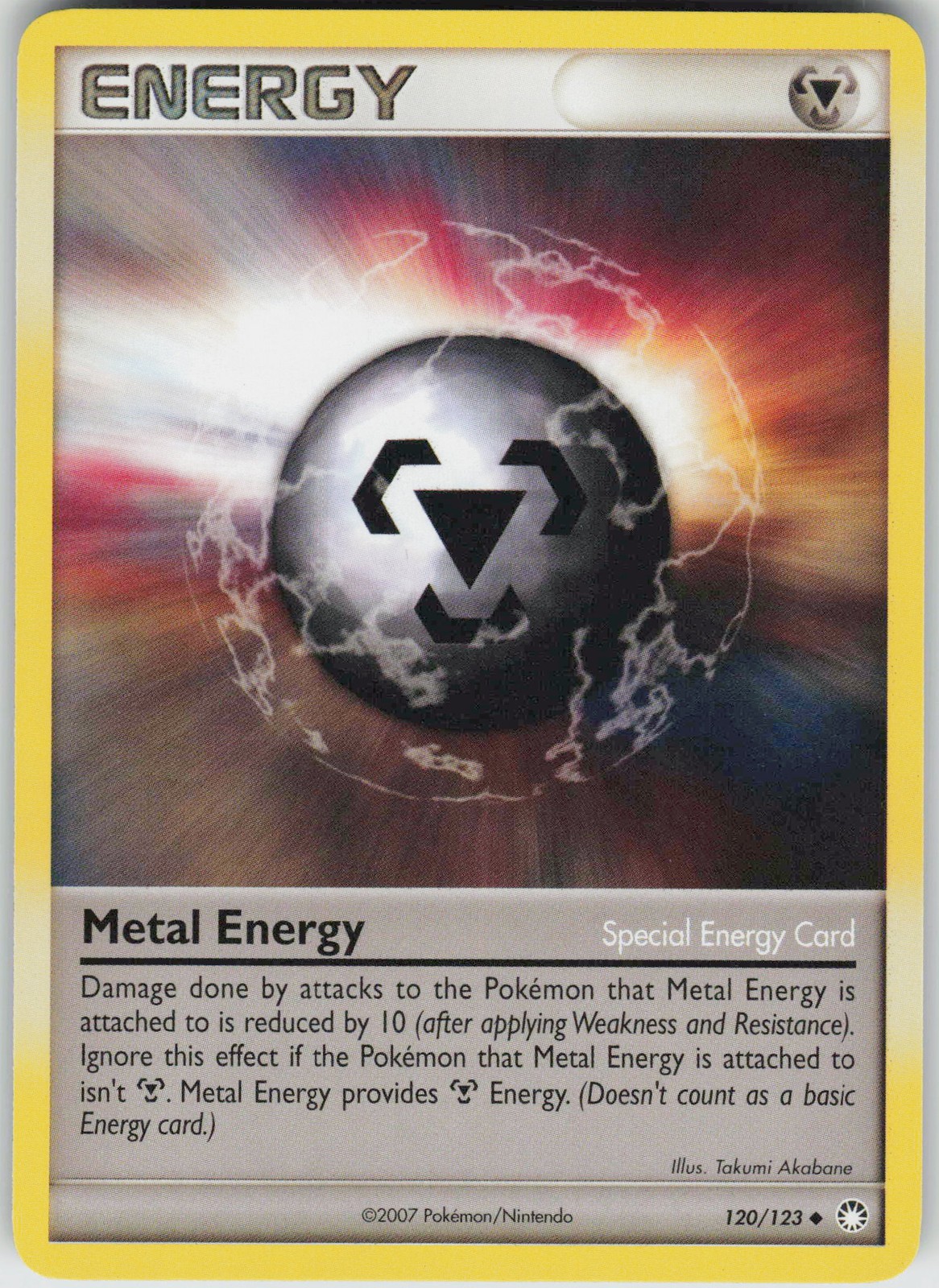 Pokemon Metal Energy 120/123 Mysterious Treasures Uncommon NM