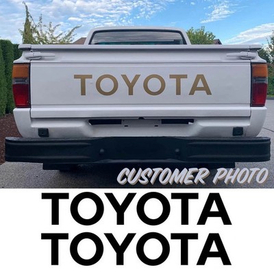 TOYOTA Pick Up Truck Tailgate Vinyl DECAL Toyota Tailgate Sticker 4'' x 23''L