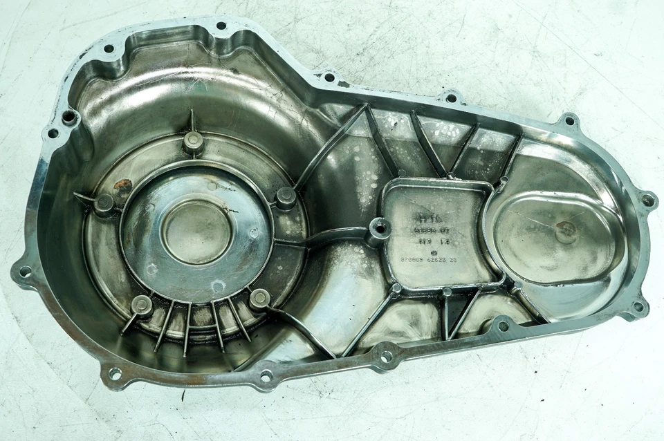 10 Harley Road Glide Tour capa de embreagem primária externa PEELING SCRATCH caveira 1371 - Imagem 3 de 4