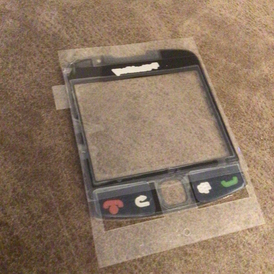 Janela de lente de tela genuína original Blackberry Curve 9300 - Preta - Imagem 4 de 4