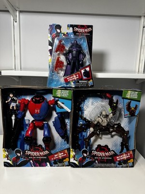 2018 Hasbro Spider-Man: Into The Spider-Verse 3 Figure Lot SP/DR, Scorpion, More