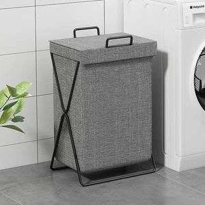Foldable Laundry Basket with Lid