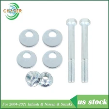 For Infiniti Nissan 2004-21 Front Driver & Passenger Side Camber Cam Bolt Kit