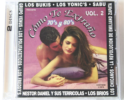 Como Te Extrano Vol. 2 Varios 70's Y 80's 2CDs 1998 Fonovisa Latin Spanish Music