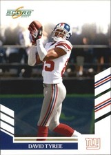 2007 Score Glossy #17 David Tyree - FB