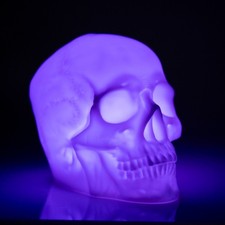 LED Light Up Skull BLUETOOTH Speaker : NEW- fast delivery